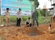 Bupati Ruksamin Letakkan Batu Pertama Pembangunan Sekretariat MD Kahmi Konut