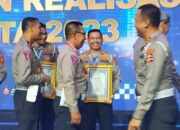 Dirlantas Polda Sultra Raih Penghargaan Kakorlantas Polri atas Upaya dan Pencapaian Realisasi PNBP Tahun 2023