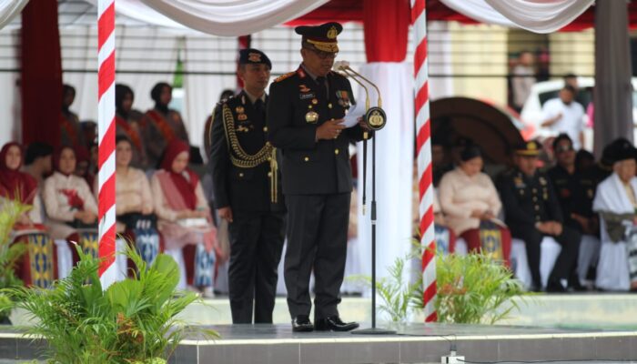 Kapolda Sultra Pimpin Upacara Hari Bhayangkara ke-78: Tekankan Persiapan Pilkada dan Netralitas Polri