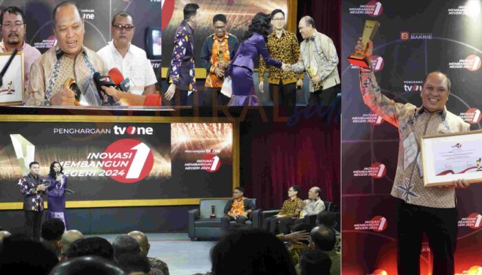 Bupati H. Ruksamin Diberi Penghargaan Atas Inovasinya di Bidang Pendidikan dan Pertanian