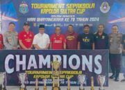 Irjen Pol Dwi Irianto Tutup Pelaksanaan Turnamen Sepak Bola Kapolda Sultra Cup 2024