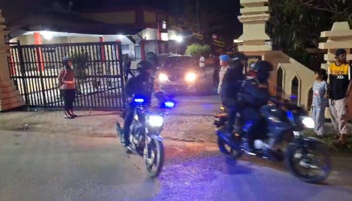 Polresta Kendari Gelar Patroli Gabungan Skala Besar untuk Ciptakan Kondisi Aman