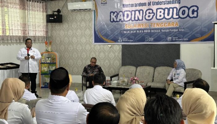 Teken MoU Dengan Bulog, Kadin Sultra : Kita Kembangkan UMKM Berbasis RPK