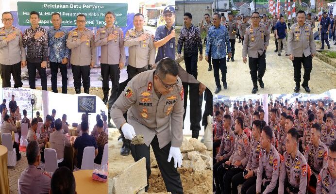 Kapolda Sultra Resmikan Pembangunan Masjid Al-Mu’minun dan Peletakan Batu Pertama Perumahan Bersubsidi Polri