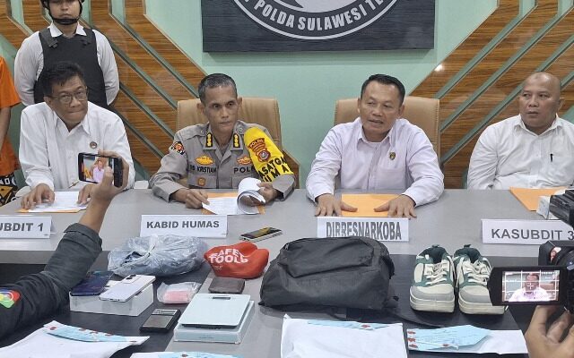 Ditresnarkoba Polda Sultra Ungkap Dua Kasus Besar Peredaran Narkotika, Dua Tersangka Diamankan
