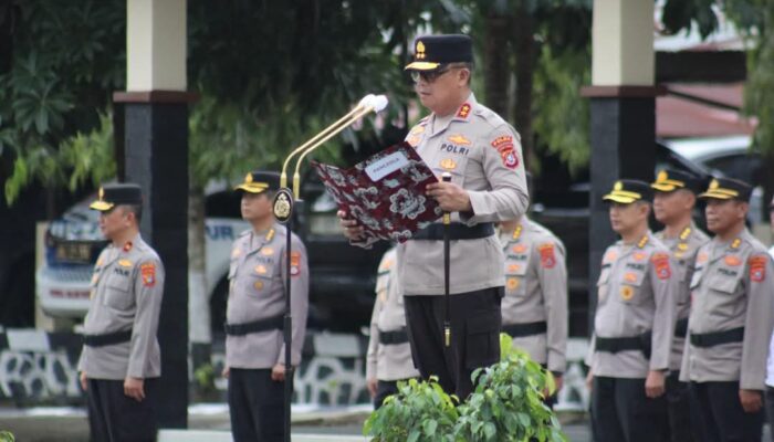 Pimpin Upacara HKN, Kapolda Sultra Tekankan Sinergitas dan Kewaspadaan Bencana
