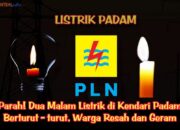 Parah! Dua Malam Listrik di Kendari Padam Berturut-turut, Warga Resah dan Geram