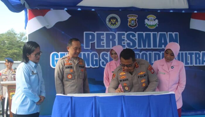 Irjen Pol Dwi Irianto Resmikan Gedung SPPG Polda Sultra