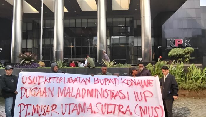 IUP PT MUS di Konawe Diduga Dimanipulasi, Mahasiswa Desak KPK Periksa Bupati