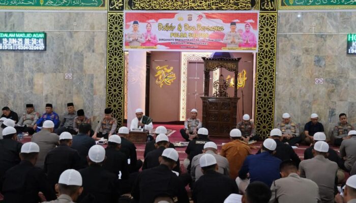 Sambut Hari Bhayangkara ke-79, Polda Sultra Gelar Doa dan Dzikir Bersama