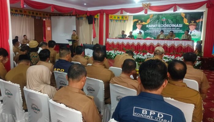 Gelar Rakord Penguatan Ketahanan Pangan, Pemkab Konut Tekankan Optimalisasi 20 Persen Dana Desa
