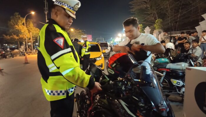 Ditlantas Polda Sultra Gelar Patroli Skala Besar di Tengah Operasi Patuh Anoa 2025