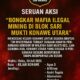 Beredar Seruan Aksi “Bongkar Mafia Ilegal Mining di Blok Sari Mukti Konawe Utara”