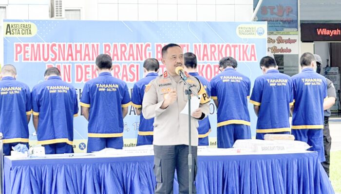 Kapolda Sultra Irjen Pol Didik Agung Widjanarko Tegaskan Hukuman Mati bagi Bandar Narkoba