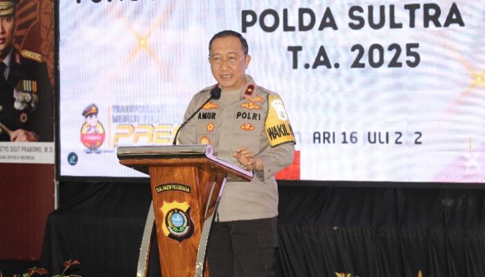 Wakapolda Sultra Buka Rakernis Gabungan: Perkuat Sinergi dan Profesionalisme Antar Fungsi
