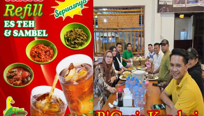 B’guris Hadirkan Paket Family Spesial, Makan Berdua Cuma Rp67 Ribu Sudah Termasuk Refill Es Teh dan Sambal Sepuasnya