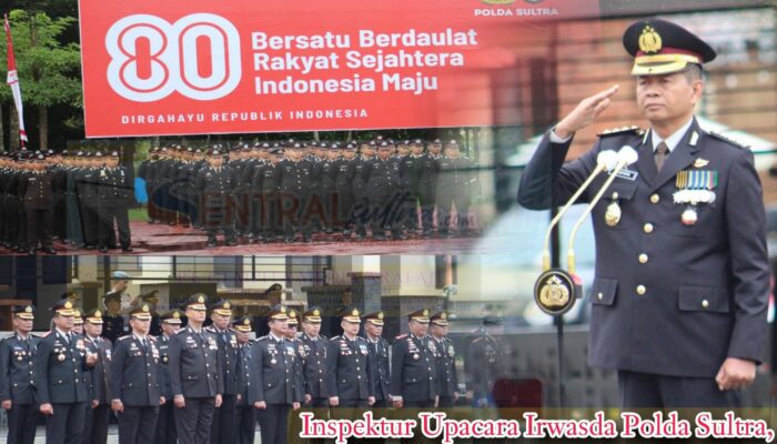 Polda Sultra Gelar Upacara HUT ke-80 RI, Teguhkan Komitmen Jaga Persatuan dan Pengabdian