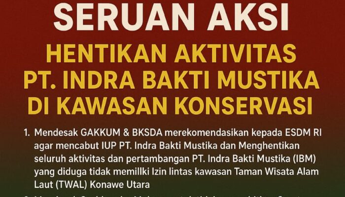 PT Indra Bakti Mustika Dituding Tak Kantongi Izin Lintas Kawasan Konservasi di Konut