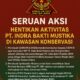 PT Indra Bakti Mustika Dituding Tak Kantongi Izin Lintas Kawasan Konservasi di Konut