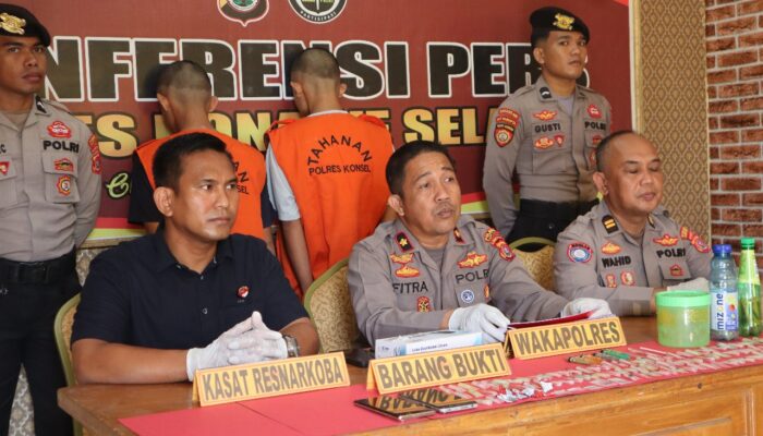 Kedapatan Bawa 115 Sachet Sabu, Dua Pelajar di Konsel Diciduk Polisi