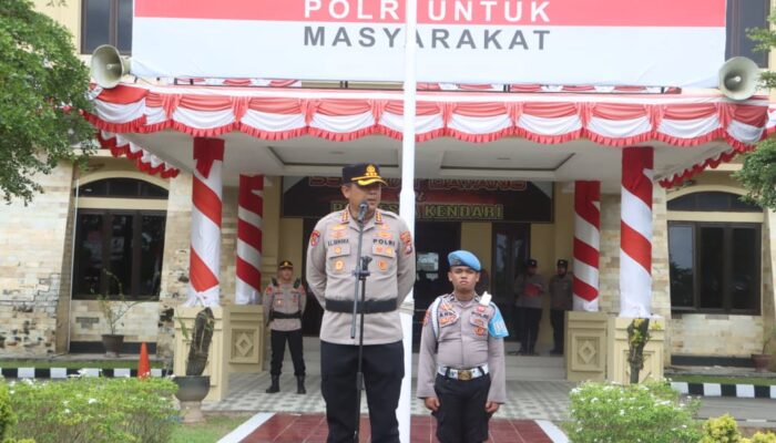 Polresta Kendari Kerahkan 944 Personel Amankan Rakornas Produk Hukum Daerah 2025
