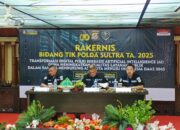 Polda Sultra Gelar Rakernis TIK 2025, Dorong Transformasi Digital Berbasis AI