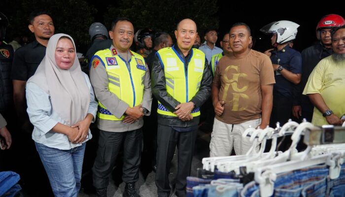 Forkopimda Sultra Gelar Patroli Skala Besar, Kapolda dan Gubernur Turun Langsung