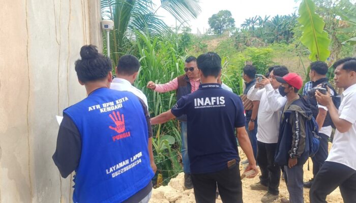 Polda Sultra – BPN Kendari Lakukan Pengukuran Ulang Lahan Sengketa di Jalan KH Ahmad Dahlan