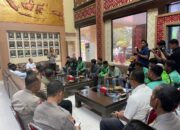 Kapolda Sultra dan Forkopimda Terima Kunjungan Silaturahmi Komunitas Ojol Kota Kendari