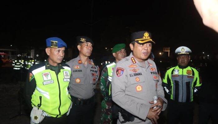 Polresta Kendari Gelar Patroli Skala Besar TNI-Polri dan Pemda Pasca Unjuk Rasa 28 Agustus