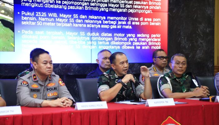 Polri dan TNI Tegaskan Sinergi Pulihkan Keamanan Pasca Demo