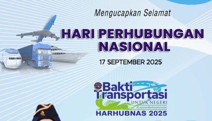 Kepala Kantor, UPP Kelas III Lapuko NURBAYA Mengucapkan Selamat Hari Perhubungan Nasional