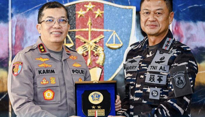 Divpropam Polri dan Puspomal TNI AL Pererat Sinergi Lewat Kunjungan Silaturahmi