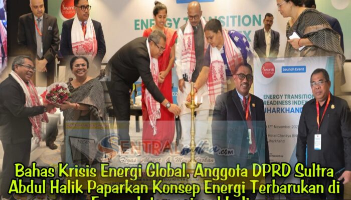 Bahas Krisis Energi Global, Abdul Halik Paparkan Konsep Energi Terbarukan di Forum Internasional India