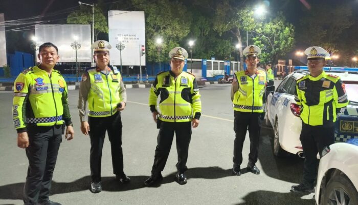Polda Sultra Gelar Patroli Malam Minggu, Bubarkan Balap Liar dan Cegah Gangguan Kamtibmas di Kendari