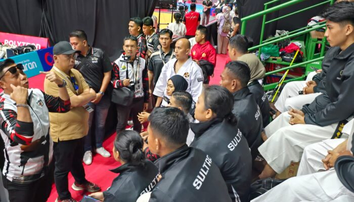 KONI Sultra Puji Dukungan Kapolda terhadap Atlet dan Ofisial Polri di Ajang PON Bela Diri