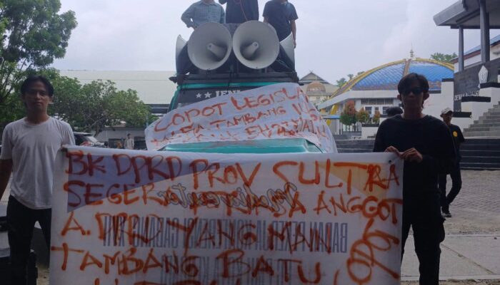 Massa NCC Desak DPRD Sultra Tindaklanjuti Dugaan Pelanggaran Hukum oleh Oknum Anggota Dewan