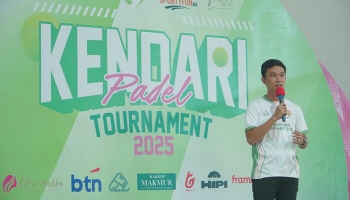 Bupati Konut Ikbar Resmi Buka Turnamen Padel Kendari 2025, Dorong Pengembangan Olahraga dan Kebersamaan Masyarakat
