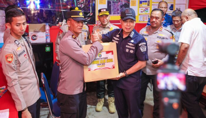 Gubernur Sultra Bersama Forkopimda Patroli Malam Natal, Pastikan Ibadah Umat Kristiani Aman dan Kondusif