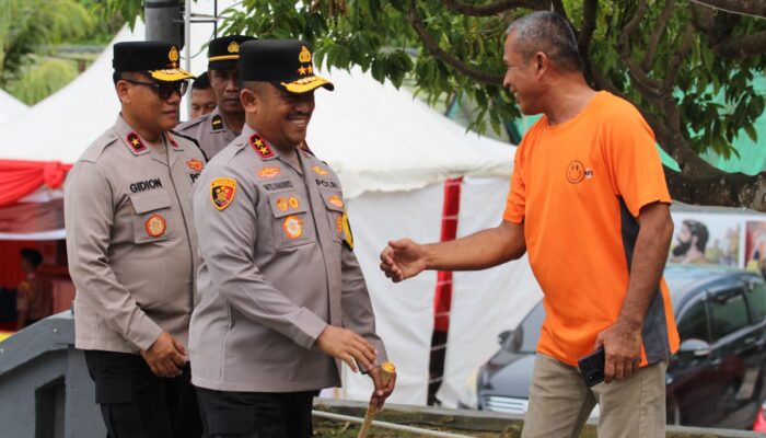 Kapolda Sultra Cek Kesiapan Pos Pam dan Pos Yan Operasi Lilin Anoa 2025
