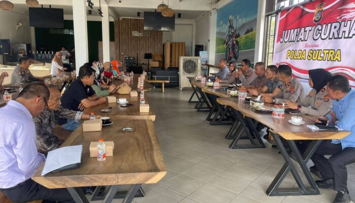 Jumat Curhat Ditreskrimsus Polda Sultra Serap Aspirasi Warga Mataiwoi