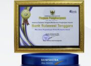 Bank Sultra Dinobatkan sebagai Mitra Utama Pengembangan Sistem Pendapatan Daerah pada Bapenda Fest 2025