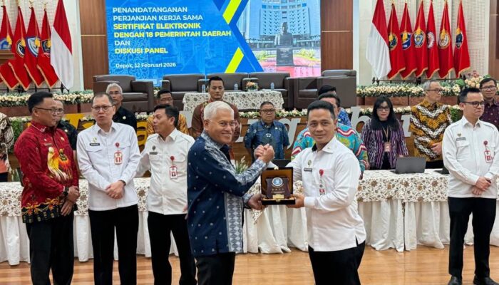 Sultra Go Digital, Pemprov Resmi Gandeng BSSN Terapkan Sertifikat Elektronik