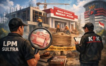 LPM Sultra Soroti Dugaan Minim Transparansi Proyek Gedung Gerai Koperasi Merah Putih di Desa-desa