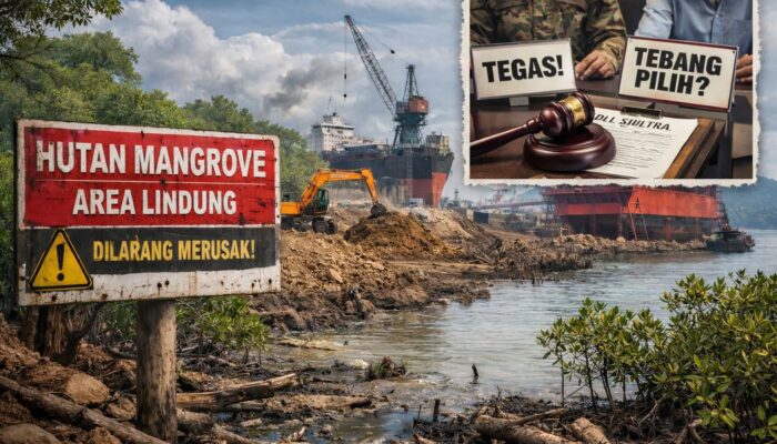 DLH Sultra Diminta Tidak Tebang Pilih dalam Penertiban Galangan Kapal di Lapuko