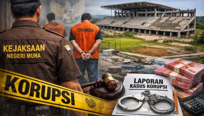 LPM Sultra Apresiasi Kejari Muna Ungkap Dugaan Korupsi Pembangunan Stadion Motewe Raha