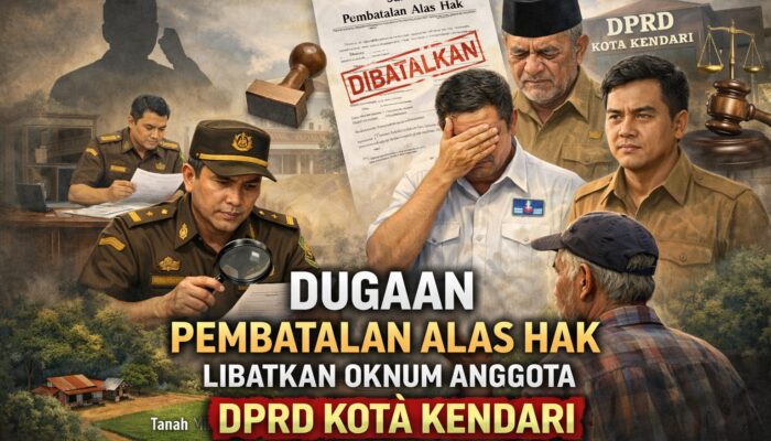 Kejaksaan Dalami Dugaan Pembatalan Alas Hak Warga yang Libatkan Oknum Anggota DPRD Kota Kendari