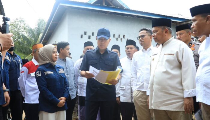 Gubernur Andi Sumangerukka Tinjau Bantuan RTLH di Buton Selatan, Pastikan Warga Terima Hunian Layak