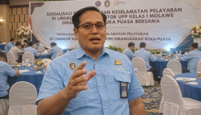 KUPP Molawe Sosialisasikan Pengawasan Keselamatan Pelayaran, Dirangkaikan Buka Puasa Bersama