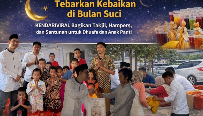 Menebar Kebaikan di Bulan Ramadan, KENDARIVIRAL Hadirkan Senyum untuk Dhuafa dan Anak Panti